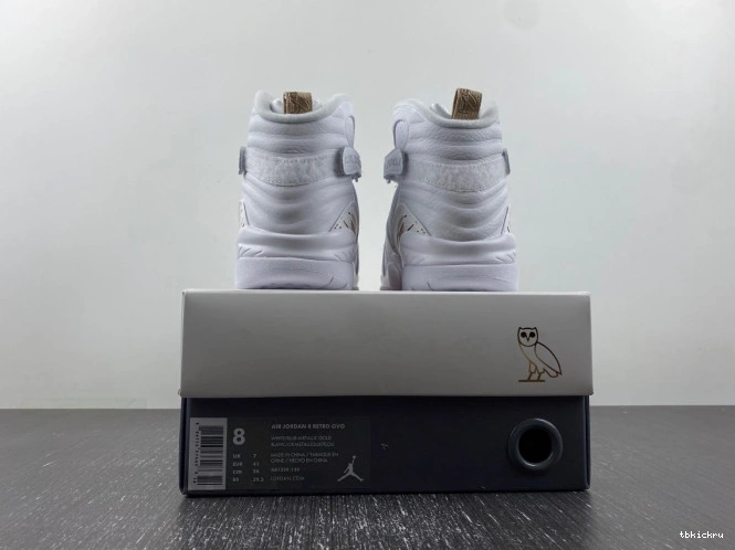 Rep TBkick Retro Jordan OVO AA1239-135 8 White 0709